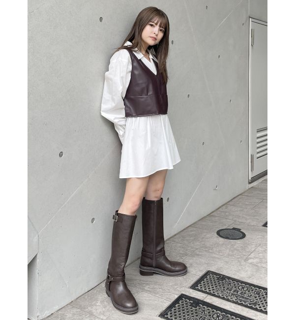 MURUA「エンジニアロングブーツ」|ロングブーツ|