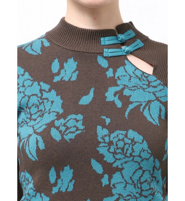 MURUA「チャイナリブニット」|ニット・セーター|