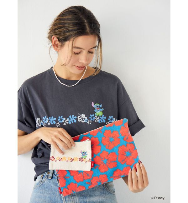 Ungrid「スティッチデザインポーチセット」|ポーチ|ミックス