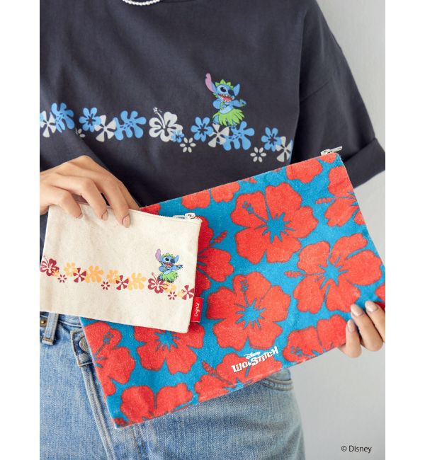 Ungrid「スティッチデザインポーチセット」|ポーチ|