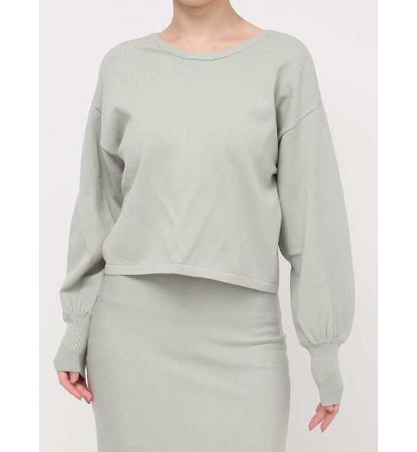 LAGUNAMOON「2WAYミニパールニットプルオーバー」|ニット・セーター|