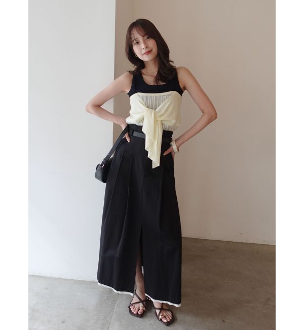 LAGUNAMOON「スリットチノスカート」|スカート|