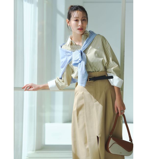 LAGUNAMOON「スリットチノスカート」|スカート|