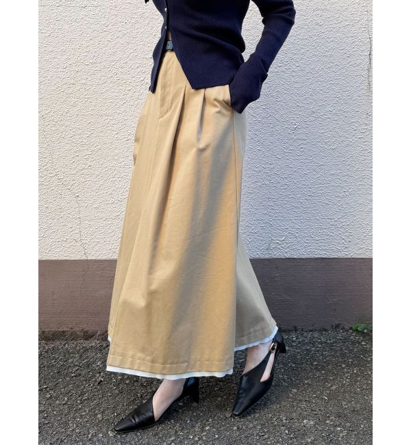 LAGUNAMOON「スリットチノスカート」|スカート|