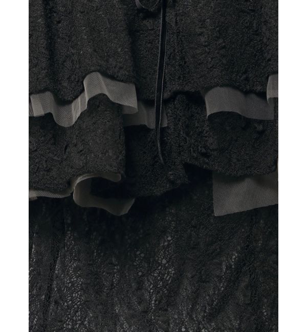 LAGUNAMOON「LADYレースフリルデザインボレロキャミワンピース」|ドレス|