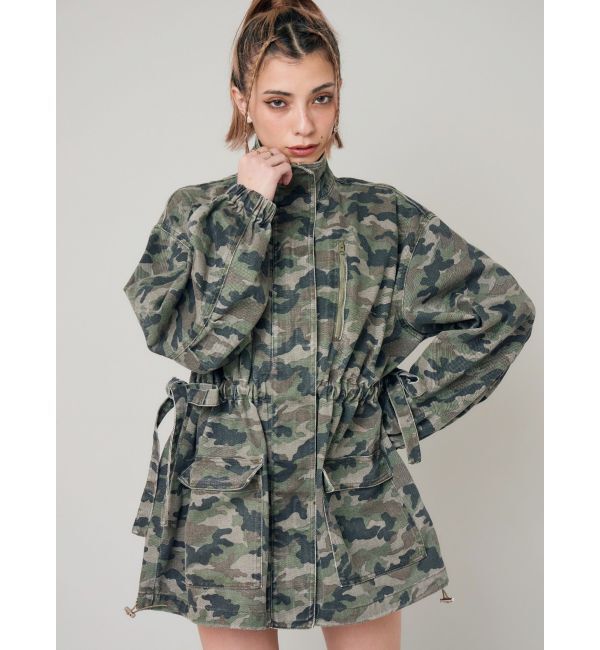 EVRIS「ミリタリーデザインルーズブルゾン【セットアップ着用可能】」|ブルゾン・スタジャン|