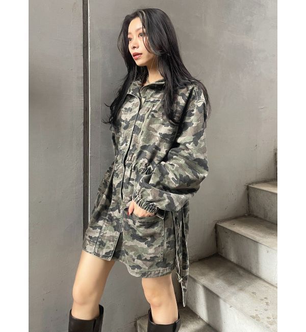 EVRIS「ミリタリーデザインルーズブルゾン【セットアップ着用可能】」|ブルゾン・スタジャン|