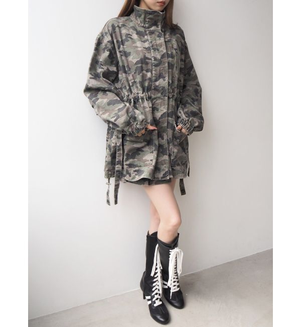 EVRIS「ミリタリーデザインルーズブルゾン【セットアップ着用可能】」|ブルゾン・スタジャン|