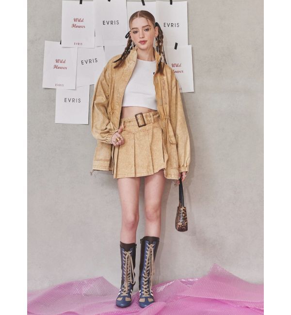 EVRIS「ミリタリーデザインルーズブルゾン【セットアップ着用可能】」|ブルゾン・スタジャン|