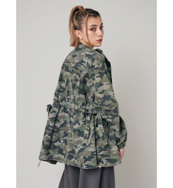 EVRIS「ミリタリーデザインルーズブルゾン【セットアップ着用可能】」|ブルゾン・スタジャン|