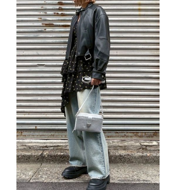 EVRIS「エンブレムドッキングバイカーブルゾン【セットアップ着用可能】」|ブルゾン・スタジャン|