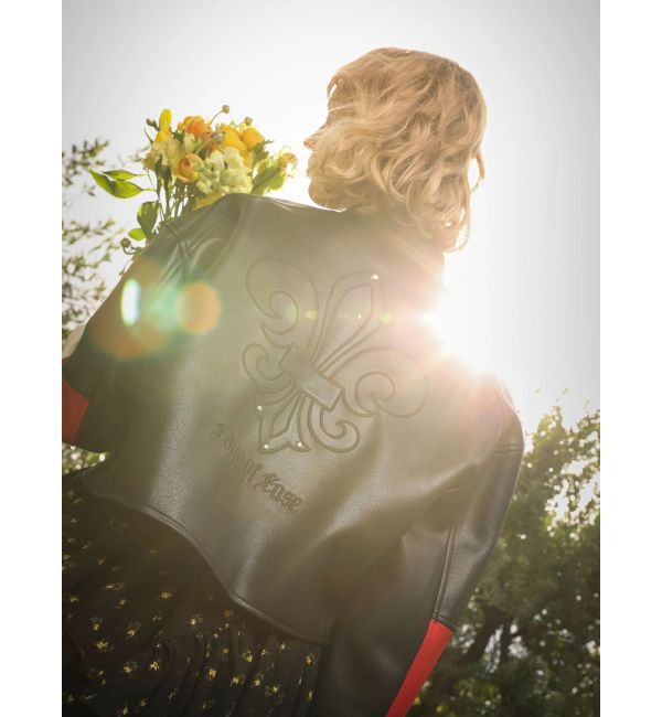 EVRIS「エンブレムドッキングバイカーブルゾン【セットアップ着用可能】」|ブルゾン・スタジャン|