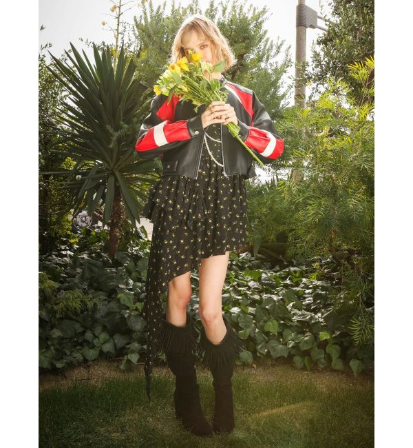 EVRIS「エンブレムドッキングバイカーブルゾン【セットアップ着用可能】」|ブルゾン・スタジャン|