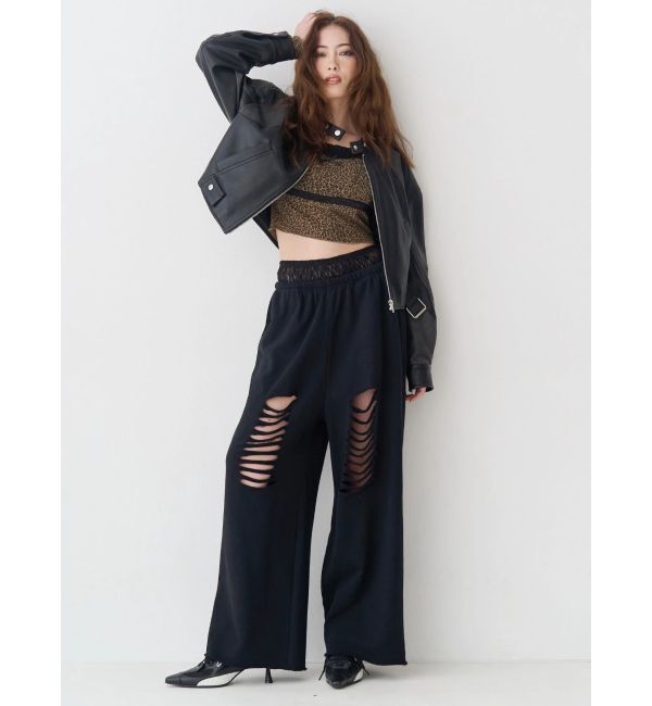 EVRIS「エンブレムドッキングバイカーブルゾン【セットアップ着用可能】」|ブルゾン・スタジャン|