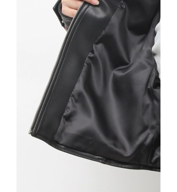 EVRIS「エンブレムドッキングバイカーブルゾン【セットアップ着用可能】」|ブルゾン・スタジャン|