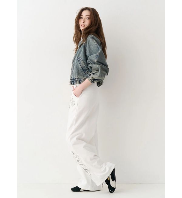 EVRIS「ヴィンテージライクデニムショートブルゾン」|ブルゾン・スタジャン|