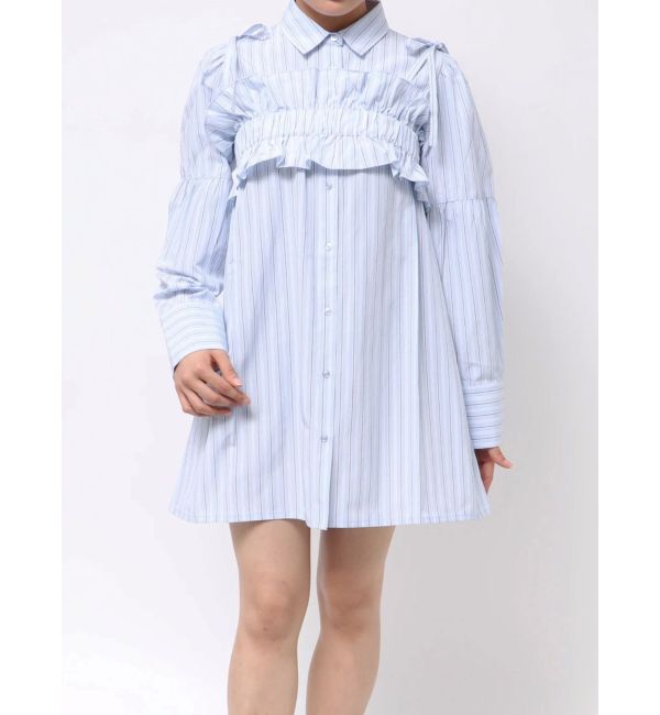 jouetie「ビスチェレイヤードシャツ」|シャツ・ブラウス|ブルー