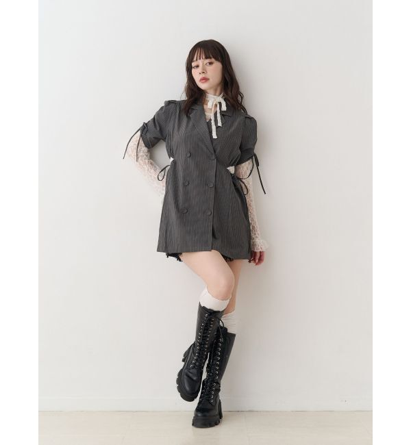 jouetie「ギャザースリーブジャケットミニワンピース」|ワンピース|