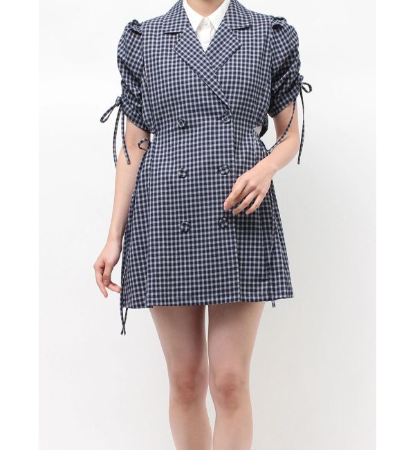 jouetie「ギャザースリーブジャケットミニワンピース」|ワンピース|