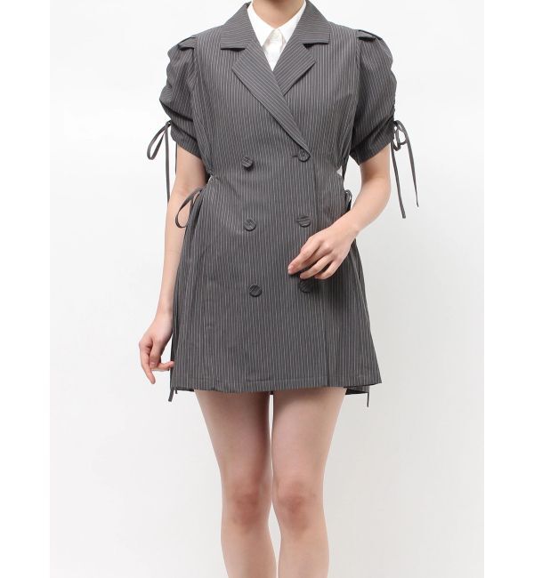 jouetie「ギャザースリーブジャケットミニワンピース」|ワンピース|