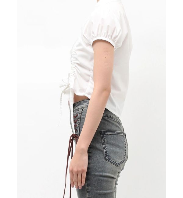 jouetie「ギャザーコンパクトブラウス」|シャツ・ブラウス|