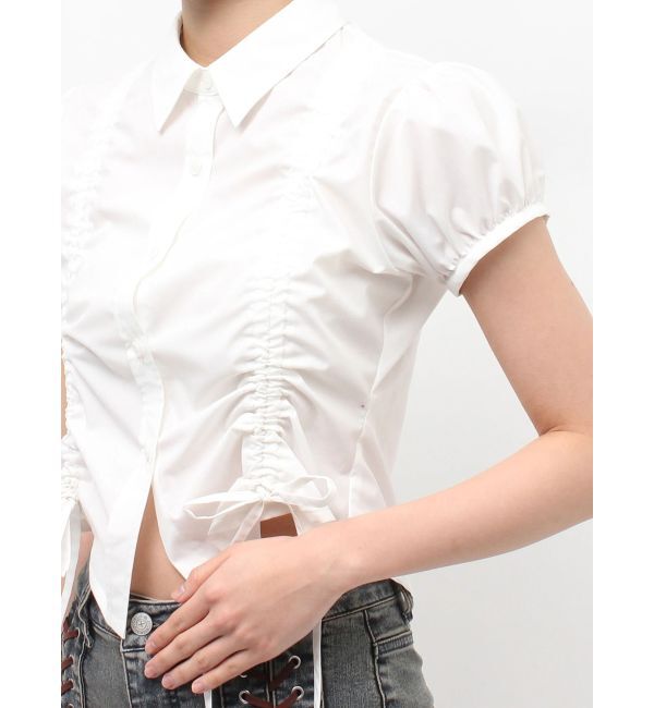 jouetie「ギャザーコンパクトブラウス」|シャツ・ブラウス|