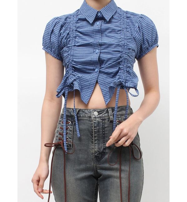 jouetie「ギャザーコンパクトブラウス」|シャツ・ブラウス|