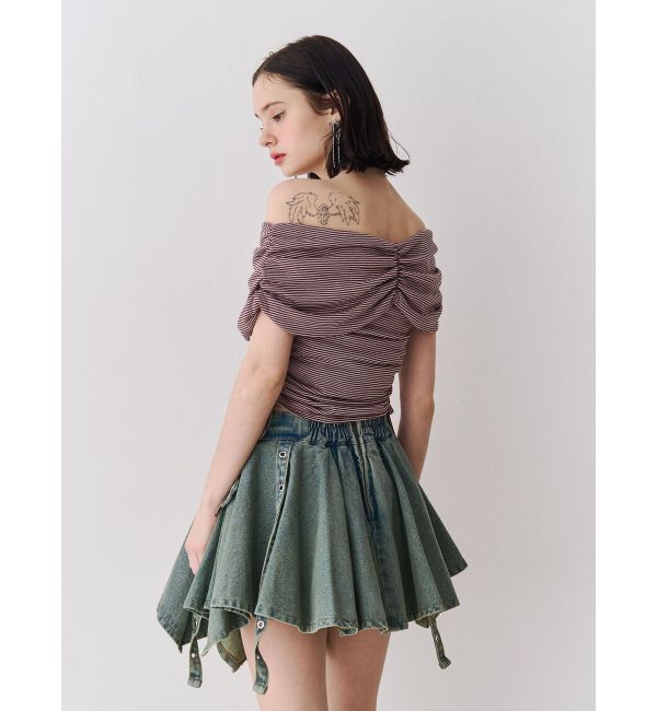 jouetie「パターンオフショルトップス」|Tシャツ・カットソー|