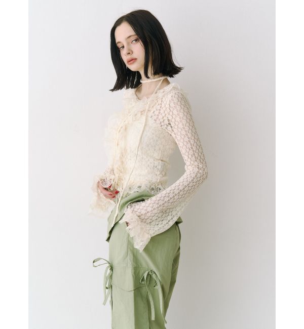 jouetie「ペプラムナイロンルーズパンツ」|その他|