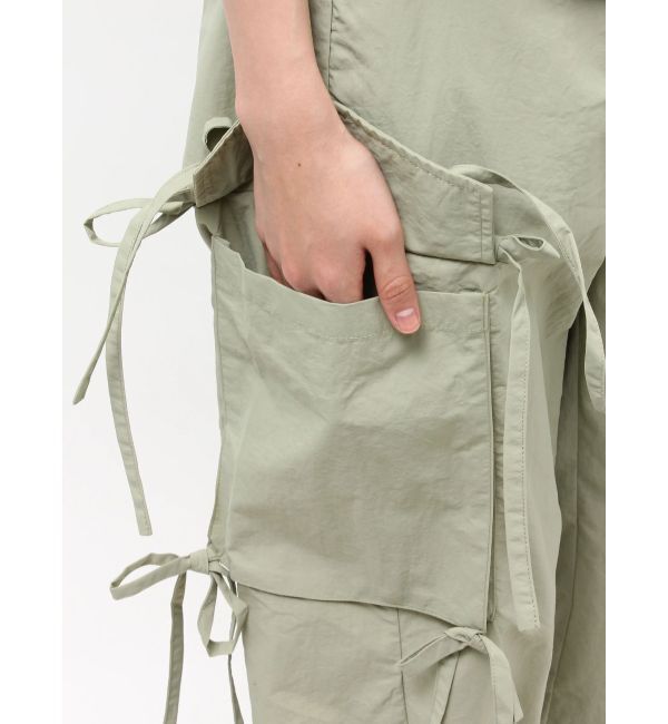 jouetie「ペプラムナイロンルーズパンツ」|その他|
