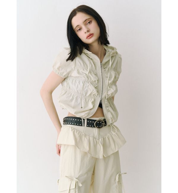 jouetie「ペプラムナイロンルーズパンツ」|その他|