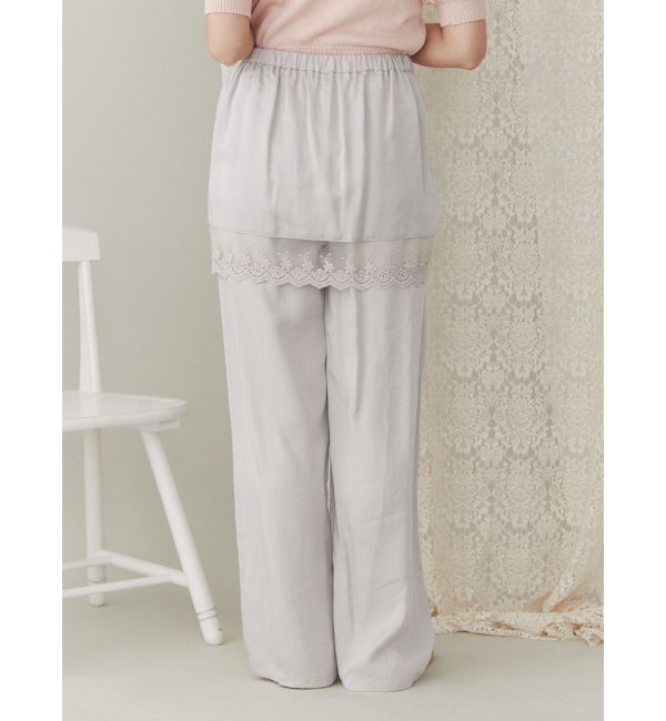 merry jenny「サテンレイヤードパンツ」|その他|