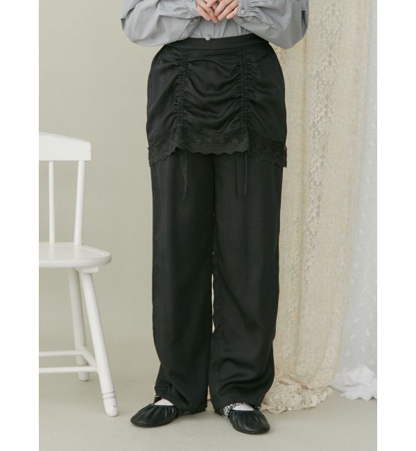 merry jenny「サテンレイヤードパンツ」|その他|