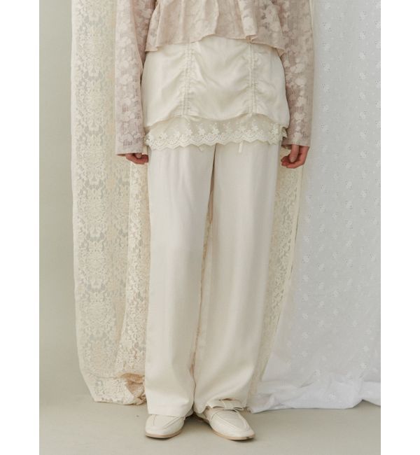 merry jenny「サテンレイヤードパンツ」|その他|