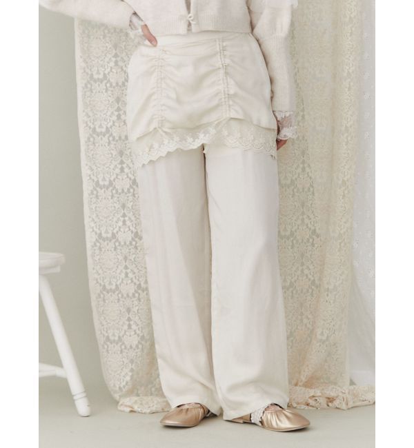 merry jenny「サテンレイヤードパンツ」|その他|