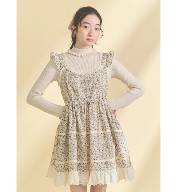 merry jenny「petit flowerフレアミニワンピース」|ワンピース|