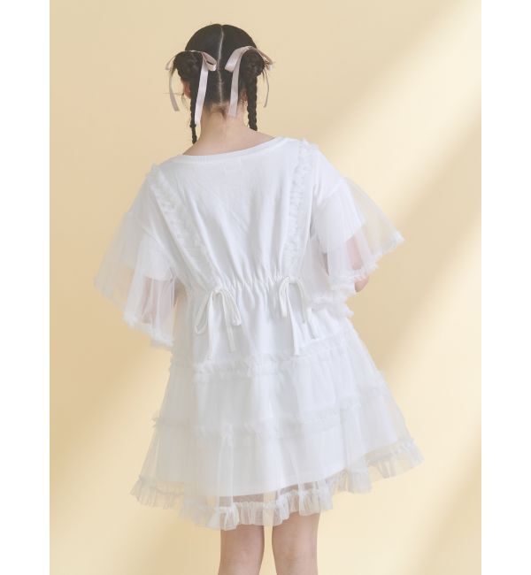 merry jenny「チュチュールフリルミニワンピース」|ワンピース|
