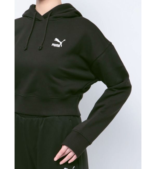 GYDA「PUMA CLASSICSクロップドフーディTR」|パーカー|