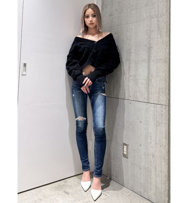 GYDA「BACKレースアップニットカーディガン」|カーディガン|