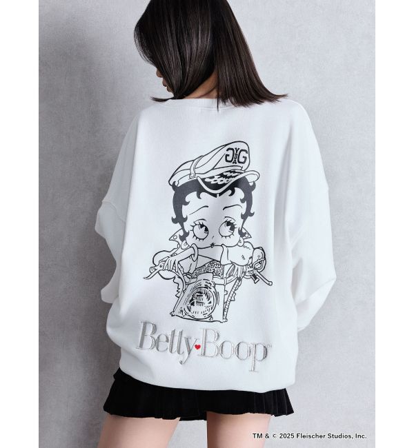 GYDA「BETTY&times;GYDA GLITTER embroideryプルオーバー」|スウェット・ジャージ|