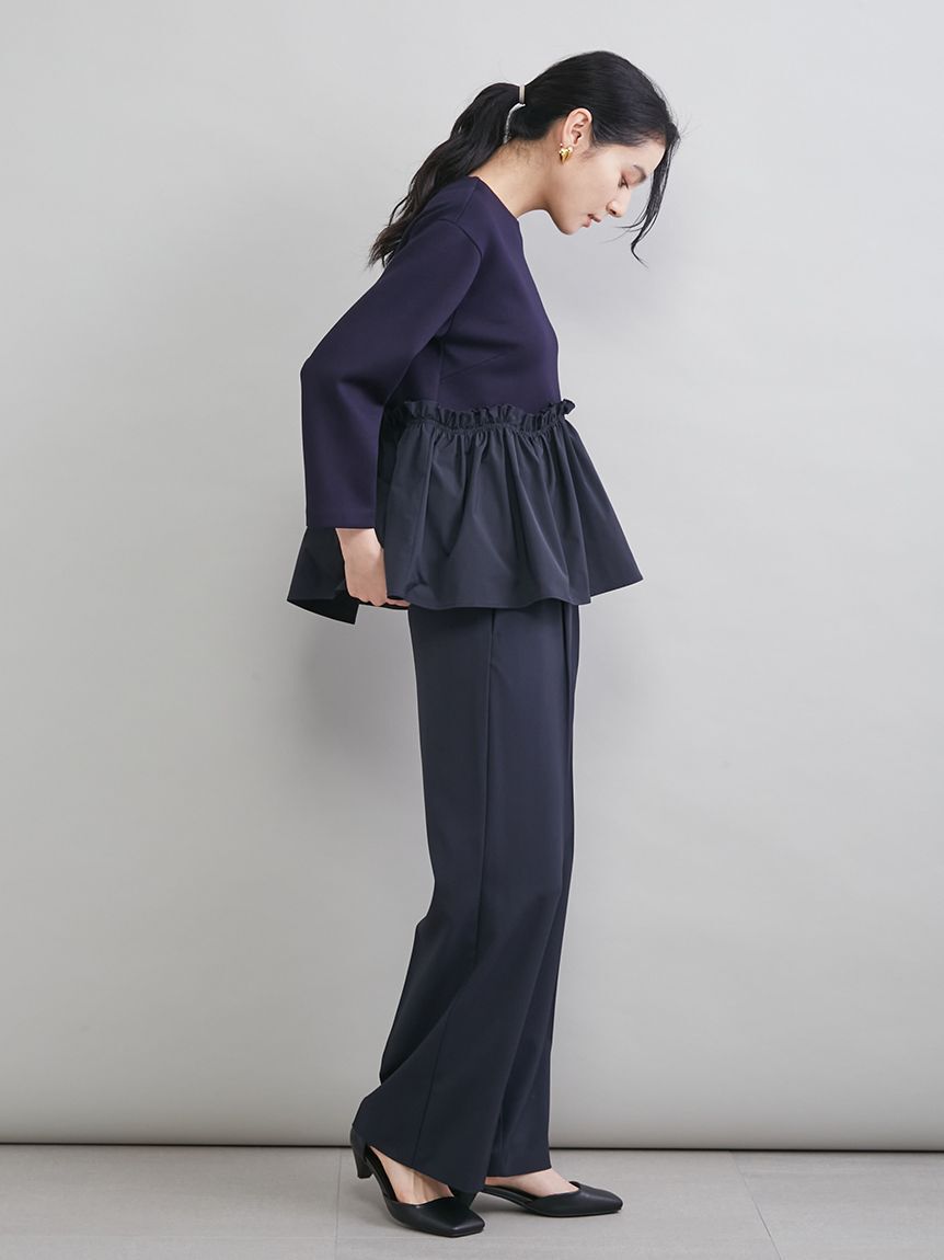 Mila Owen「ペプラムブラウス&times;ワンタックパンツ　ＳＥＴＵＰ」|ワンピース|