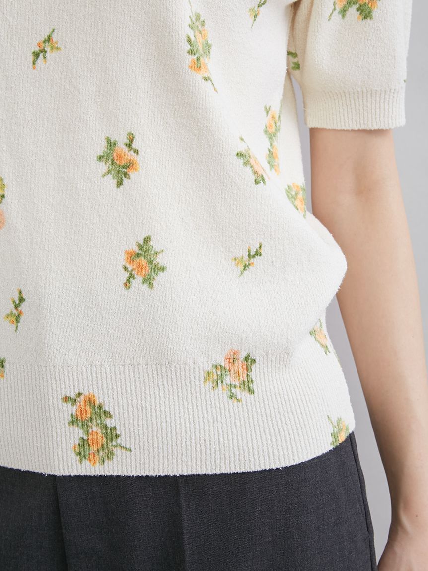 Mila Owen「フラワープリントアンサンブルプルオーバー」|Tシャツ・カットソー|