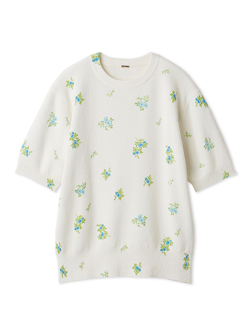 Mila Owen「フラワープリントアンサンブルプルオーバー」|Tシャツ・カットソー|BLU