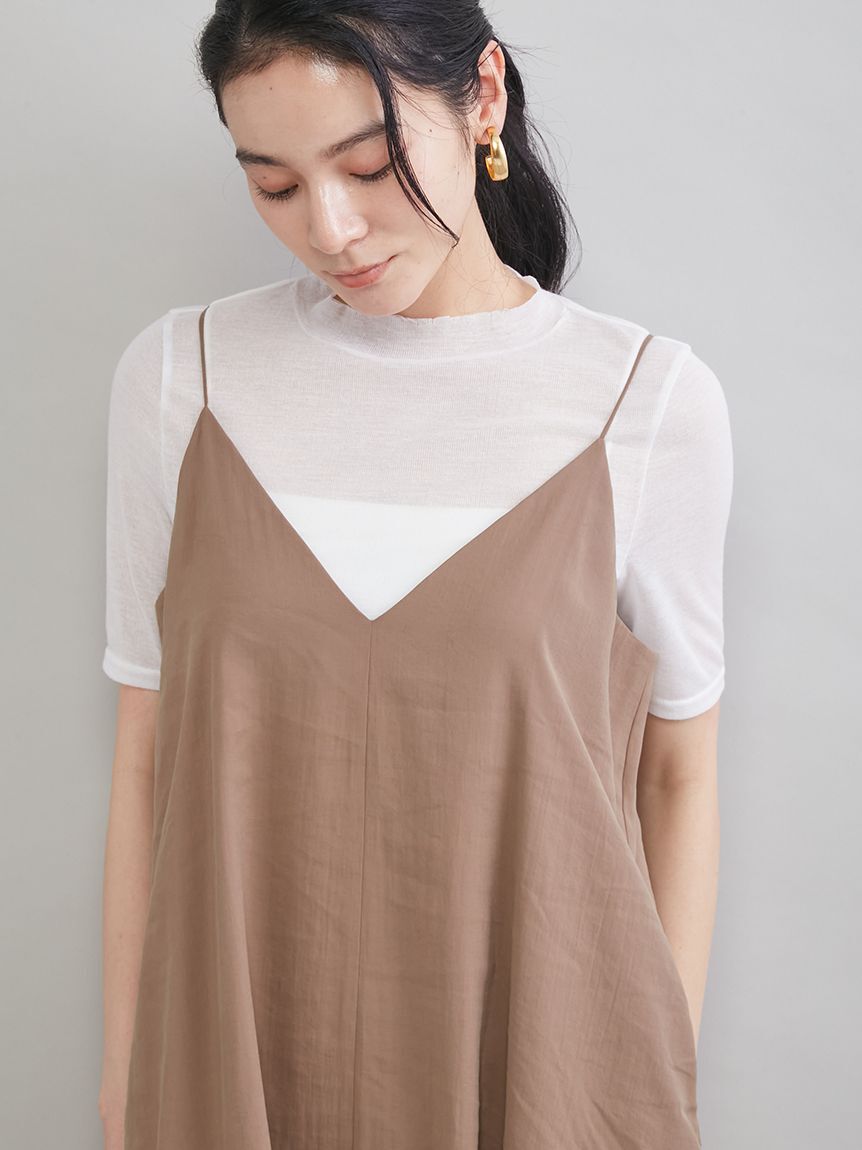 Mila Owen「レースヘムキャミワンピース」|ワンピース|