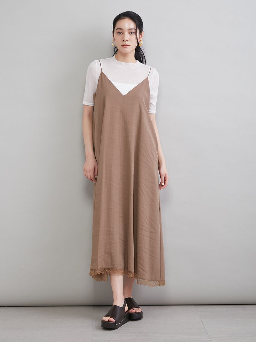 Mila Owen「レースヘムキャミワンピース」|ワンピース|CML