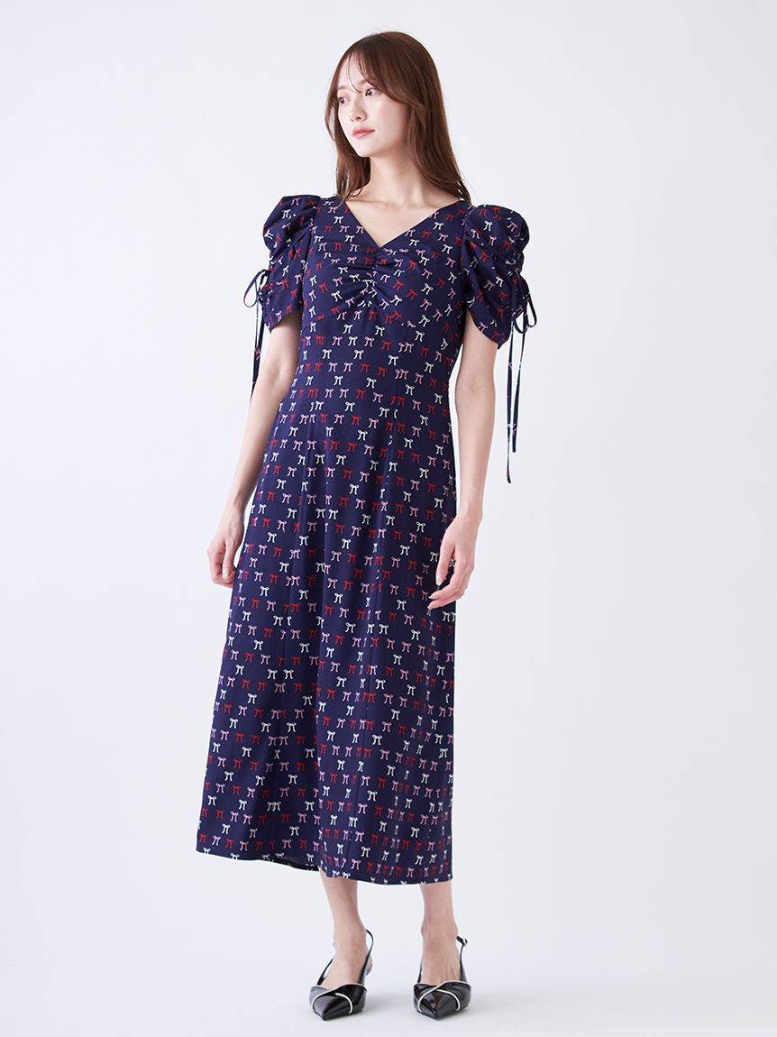 SNIDEL「リボンモチーフワンピース」|ワンピース|