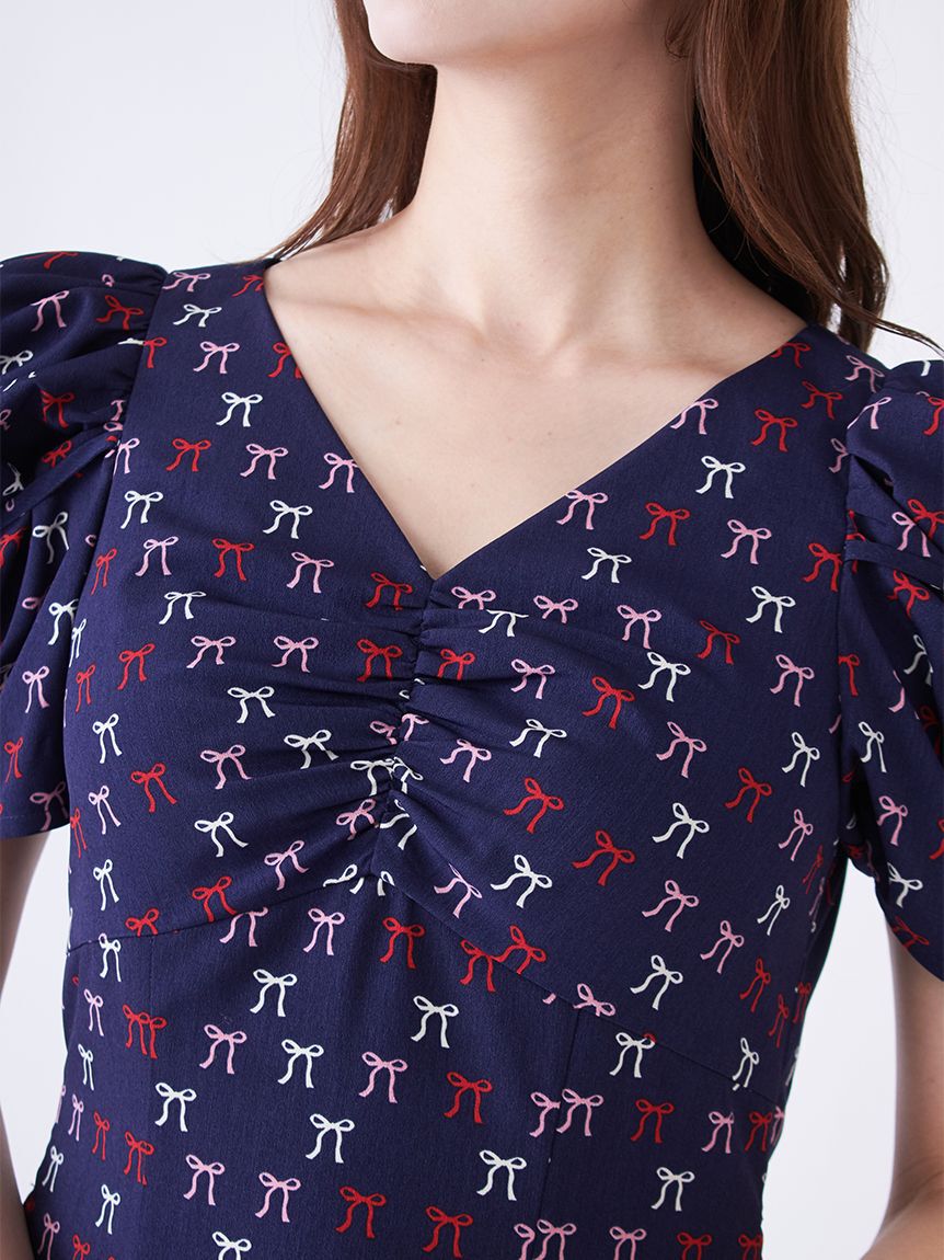 SNIDEL「リボンモチーフワンピース」|ワンピース|