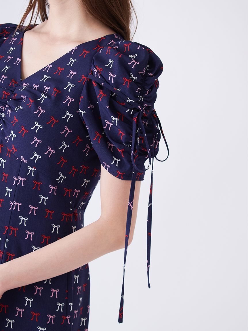 SNIDEL「リボンモチーフワンピース」|ワンピース|