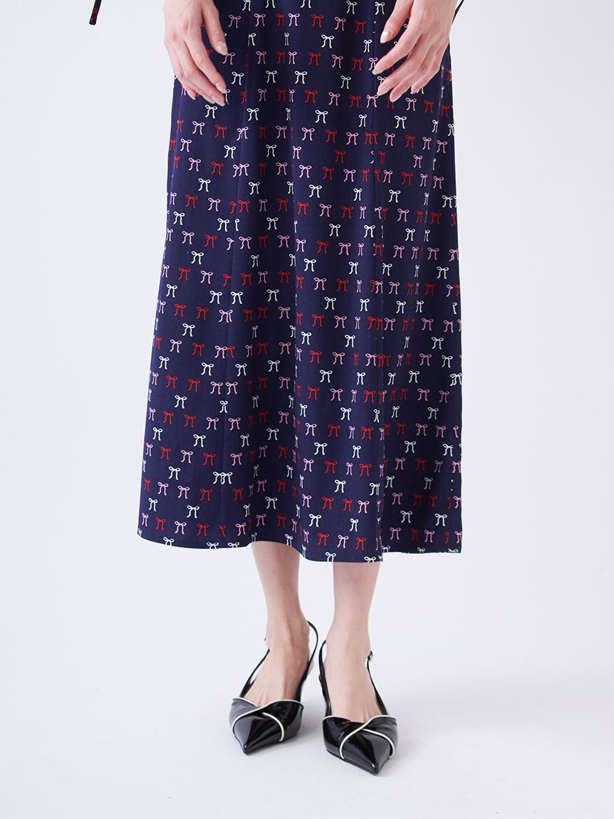 SNIDEL「リボンモチーフワンピース」|ワンピース|