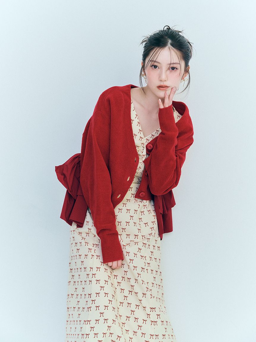 SNIDEL「リボンモチーフワンピース」|ワンピース|